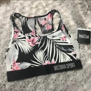 ヴィクトリアズシークレット(Victoria's Secret)のS♡ヴィクシー♡花柄スポーツブラ♡新品正規タグ付き(トレーニング用品)