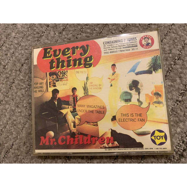 Mr.Children 「Everything」初回プレス版ゴールドレーベル 3