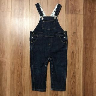 プチバトー(PETIT BATEAU)のプチバトー デニム サロペット 18m (パンツ)