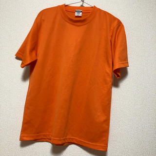 オレンジ　Tシャツ(Tシャツ/カットソー(半袖/袖なし))