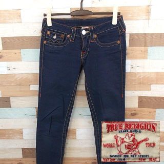 トゥルーレリジョン(True Religion)の【TRUE RELIGION】 美品 トゥルーレリジョン スリムストレートデニム(デニム/ジーンズ)