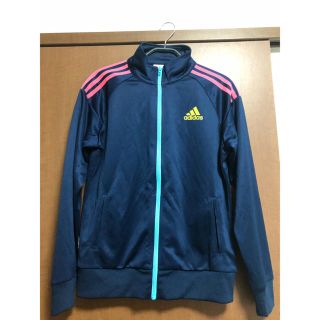 アディダス(adidas)のadidasジャージ紺(パーカー)