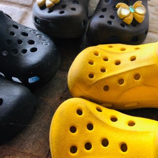 クロックス(crocs)のクロックス＊CROCS③イエロー(サンダル)