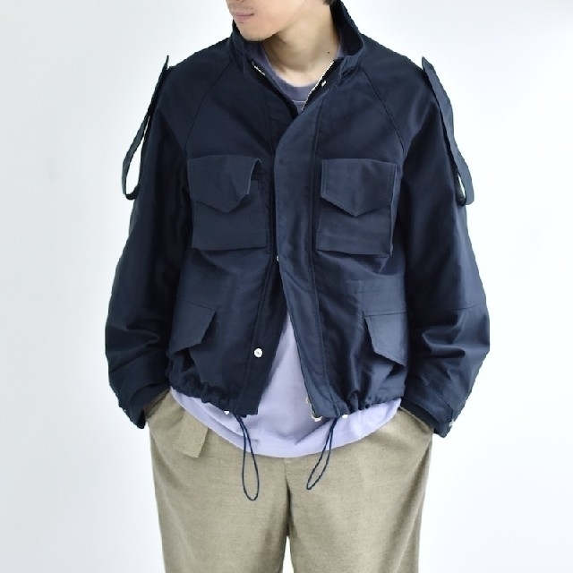 SUNSEA(サンシー)のSOUMO  Field Jacket (NAVY)

 メンズのジャケット/アウター(ミリタリージャケット)の商品写真