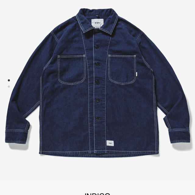 WTAPS MINE LS / SHIRT. COTTON. DENIM