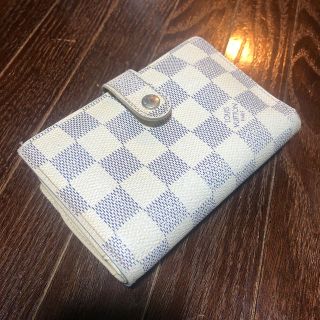 ルイヴィトン(LOUIS VUITTON)のヴィトン  財布　白ダミエ　アズール(財布)