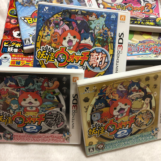 ニンテンドー3ds 妖怪ウォッチ2 元祖本家真打 3本セット 中古 メダル付きの通販 By Melomelo S ニンテンドー3dsならラクマ