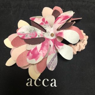 アッカ(acca)の【ocean18様専用】acca フラワーシュシュ(ヘアゴム/シュシュ)