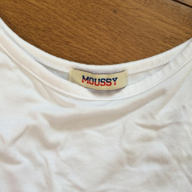 moussy(マウジー)のMOUSSY 白 タンクトップ レディースのトップス(Tシャツ(半袖/袖なし))の商品写真