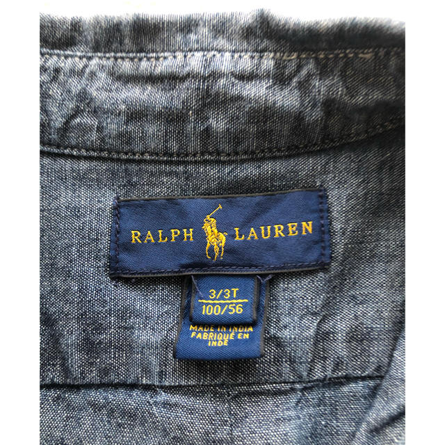 Ralph Lauren(ラルフローレン)のラルフローレン キッズ  デニムシャツ 100 キッズ/ベビー/マタニティのキッズ服男の子用(90cm~)(ブラウス)の商品写真