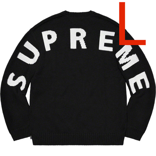 トップスLサイズ Supreme Back Logo Sweater