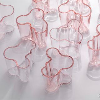 イッタラ(iittala)のAalto ベース95mm サーモンピンク (花瓶)