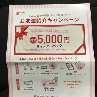 椿クリニック 5000円キャッシュバック(その他)
