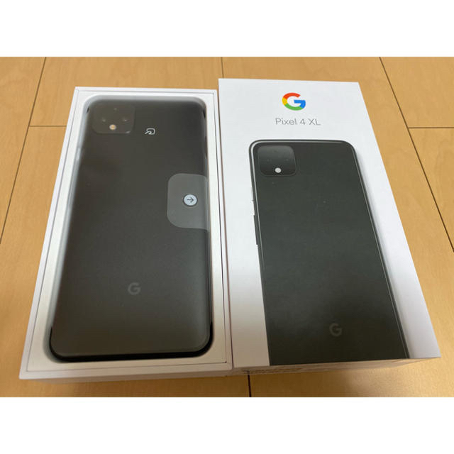 ANDROID(アンドロイド)の新品 Pixel4 XL 128GB ブラック ソフトバンク SIMロック解除済 スマホ/家電/カメラのスマートフォン/携帯電話(スマートフォン本体)の商品写真