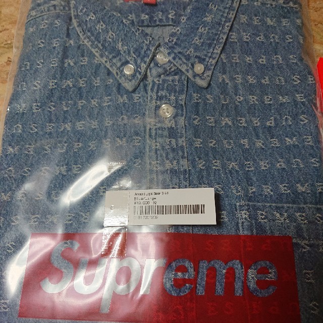 Supreme(シュプリーム)のSupreme20ss Jacquard Logos Denim Shirt L メンズのトップス(シャツ)の商品写真