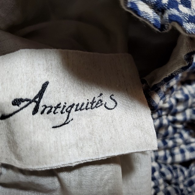 🌸Ichi Antiquite's リネンギンガムチェックスカート🌸 レディースのスカート(ロングスカート)の商品写真