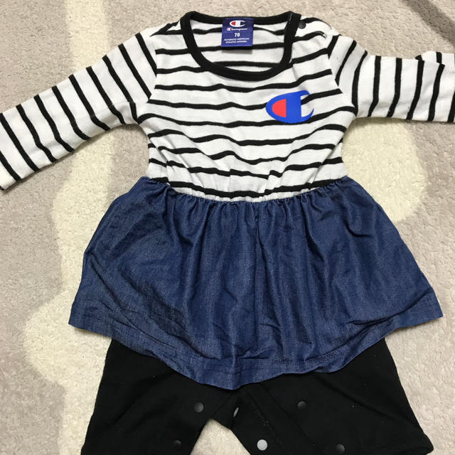 Champion(チャンピオン)のベビー服　 キッズ/ベビー/マタニティのベビー服(~85cm)(ロンパース)の商品写真