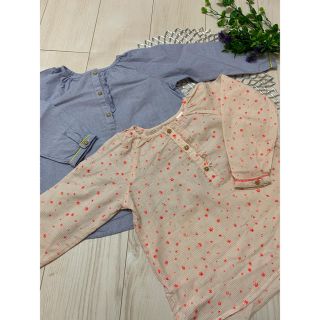 ザラキッズ(ZARA KIDS)のZARA KIDS ブラウス　2色セット　size 104(ブラウス)