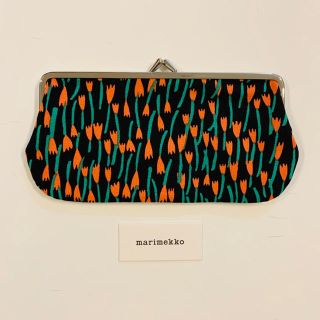 マリメッコ(marimekko)のmarimekko マリメッコ　完売がま口ポーチ　新品送料込(ポーチ)