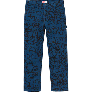 シュプリーム(Supreme)のsupreme cotton canvas painter pant denim(ペインターパンツ)