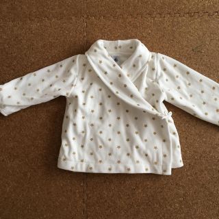 プチバトー(PETIT BATEAU)のプチバトー 星ガウン(カーディガン)