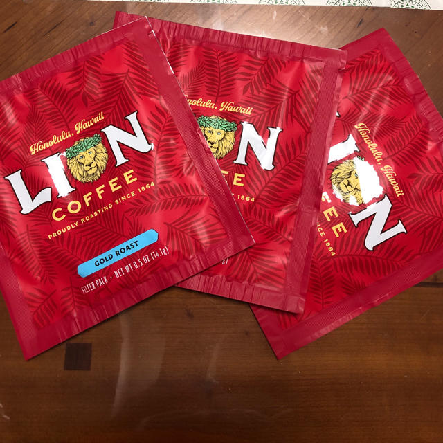 LION(ライオン)のハワイ　LIONコーヒー　3袋 食品/飲料/酒の飲料(コーヒー)の商品写真