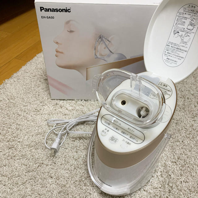 Panasonic(パナソニック)の【美品】Panasonic ナノケア EH-SA50 スチーマー スマホ/家電/カメラの美容/健康(フェイスケア/美顔器)の商品写真