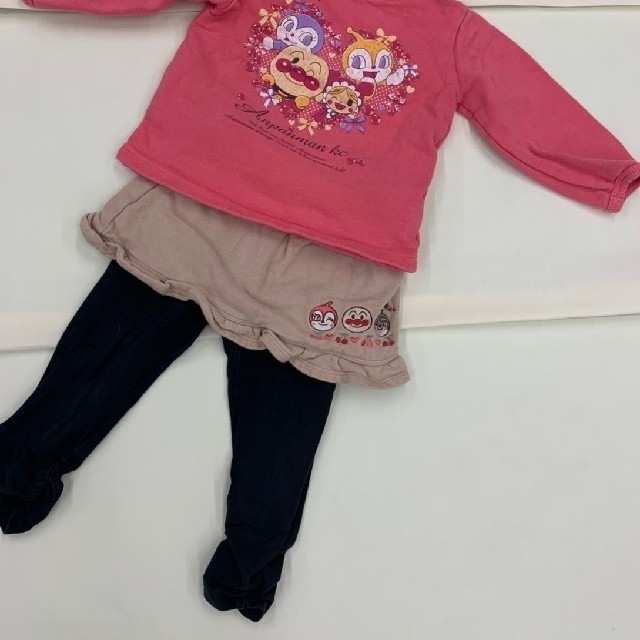 アンパンマン(アンパンマン)のアンパンマンキッズ  スカート付パンツ  100 キッズ/ベビー/マタニティのキッズ服女の子用(90cm~)(パンツ/スパッツ)の商品写真