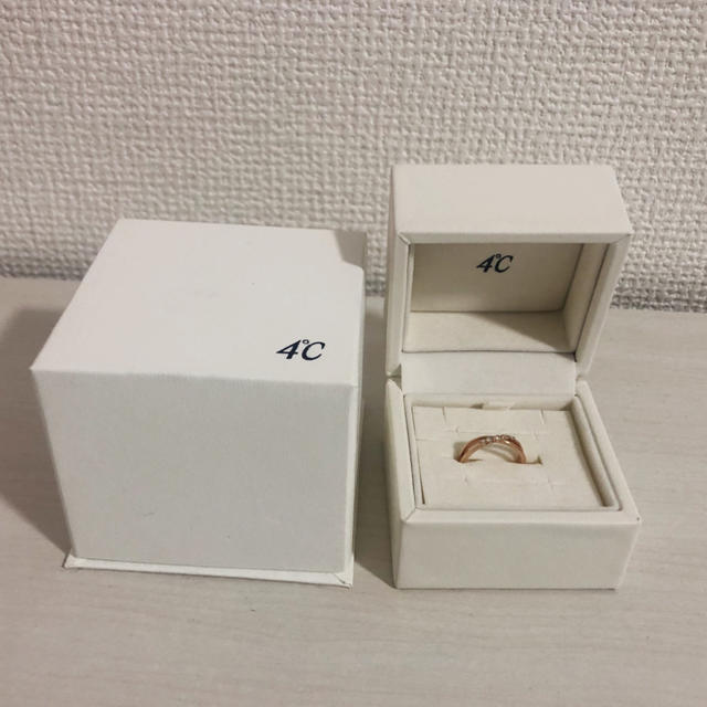 4℃(ヨンドシー)の4℃ ピンキーリング　K10 3号 レディースのアクセサリー(リング(指輪))の商品写真