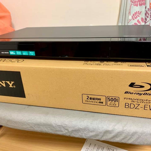 SONY(ソニー)のSony ブルーレイディスク/DVDレコーダー BDZ-EW520 スマホ/家電/カメラのテレビ/映像機器(ブルーレイレコーダー)の商品写真