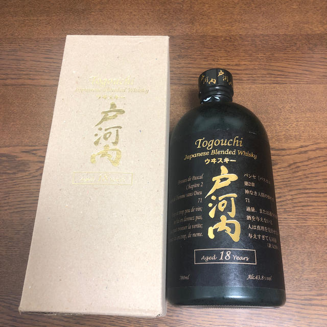 戸河内 18年 食品/飲料/酒の酒(ウイスキー)の商品写真