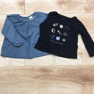 ギャップ(GAP)のセット売り トップス 女の子 80(シャツ/カットソー)