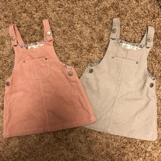 ザラキッズ(ZARA KIDS)の☆２枚セット☆ ZARA 可愛いワンピース 92cm(ワンピース)