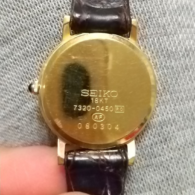 SEIKO(セイコー)のセイコー エクセリーヌ18KT レディースのファッション小物(腕時計)の商品写真