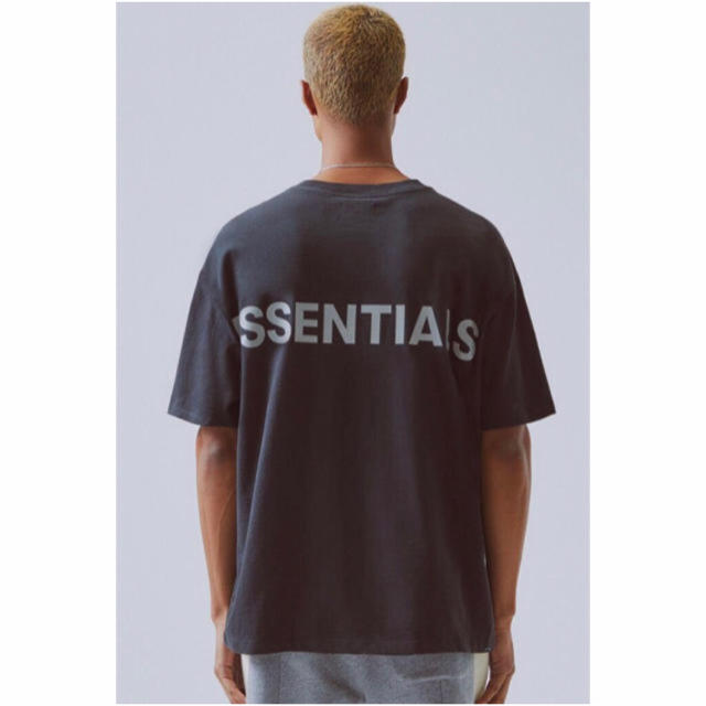 Sサイズ Essentials Boxy T-Shirt リフレクティブTシャツ/カットソー(半袖/袖なし)