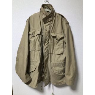 アルファインダストリーズ(ALPHA INDUSTRIES)のミリタリージャケット　ビンテージ　M65フィールドジャケット　アルファ社ベージュ(ミリタリージャケット)