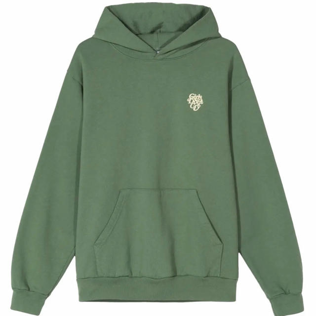 GIRLS DON'T CRY HOODY GREEN XL 新品