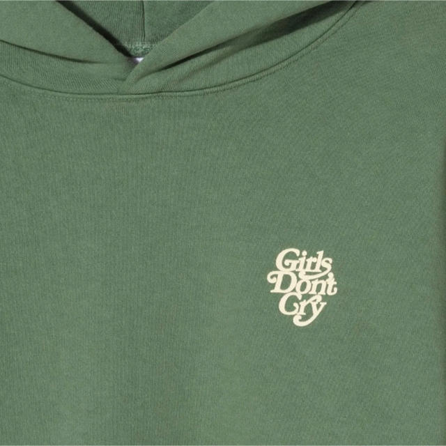 GIRLS DON'T CRY HOODY GREEN XL 新品 メンズのトップス(パーカー)の商品写真