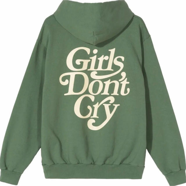 GIRLS DON'T CRY HOODY GREEN XL 新品 メンズのトップス(パーカー)の商品写真