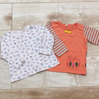 ユニクロ(UNIQLO)のセット売り トップス 女の子 80(シャツ/カットソー)