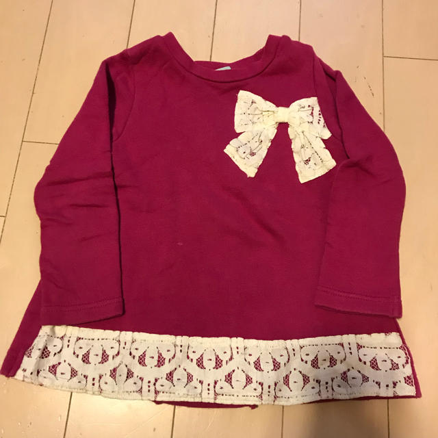 KinKi Kids(キンキキッズ)のハッカキッズ  100サイズ　トレーナー キッズ/ベビー/マタニティのキッズ服女の子用(90cm~)(Tシャツ/カットソー)の商品写真