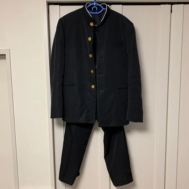 標準型学生服　学ラン　上下セット メンズのスーツ(スーツジャケット)の商品写真