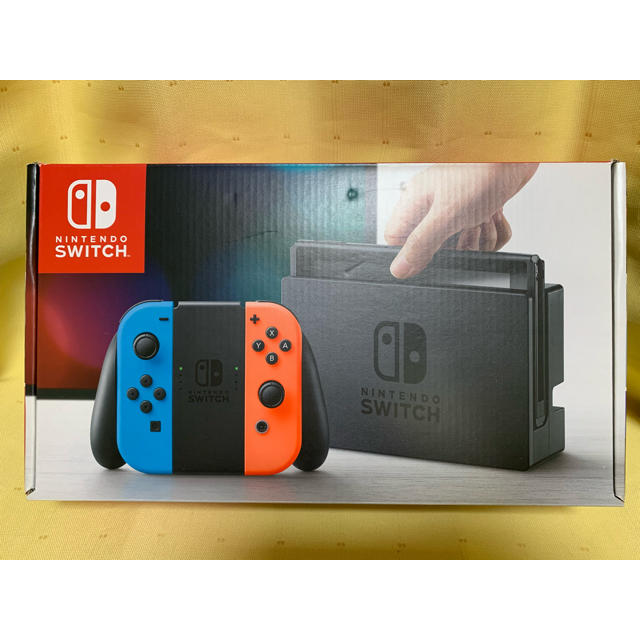 美品☆Nintendo Switch Joy-Conネオンブルー・レッド - 家庭用ゲーム機本体