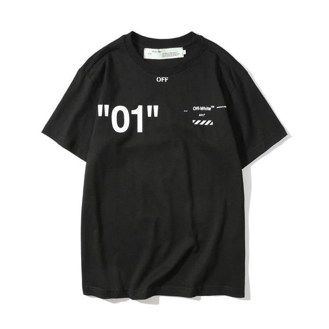 OFF-WHITE(オフホワイト)のOFF-WHITE オフホワイト Tシャツ サイズXL 01 黒色 メンズのトップス(Tシャツ/カットソー(半袖/袖なし))の商品写真