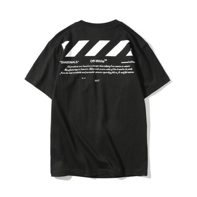 OFF-WHITE(オフホワイト)のOFF-WHITE オフホワイト Tシャツ サイズXL 01 黒色 メンズのトップス(Tシャツ/カットソー(半袖/袖なし))の商品写真