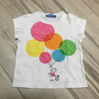 ファミリア(familiar)の美品familiar リアちゃんTシャツ80サイズ(Ｔシャツ)