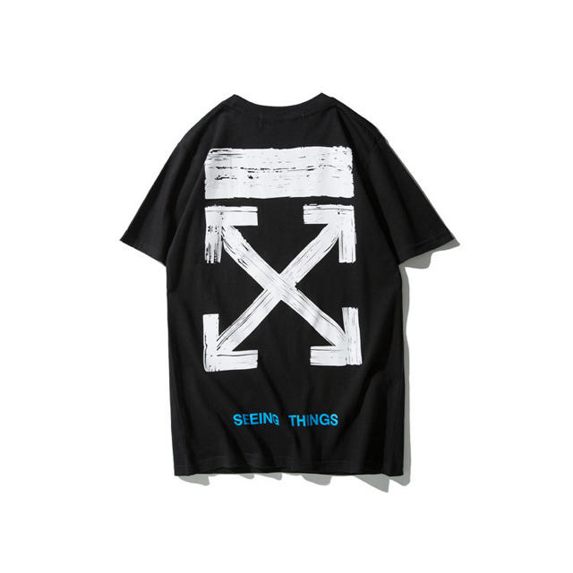 OFF-WHITE(オフホワイト)のOFF-WHITE オフホワイト Tシャツ サイズXL 黒 シンプル メンズのトップス(Tシャツ/カットソー(半袖/袖なし))の商品写真