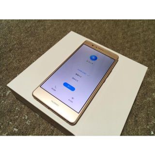 HUAWEI P9 lite SIMフリー　ゴールド　(スマートフォン本体)