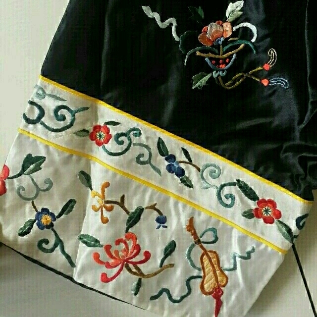 美品 ビンテージ 刺繍 シルク チャイナ パフスリーブ ブラウス 龍 古着女子 シャツ+ブラウス(長袖+七分) - www.pvn.gob.pe