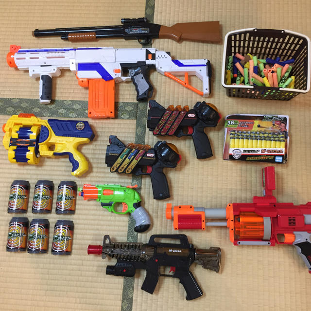 鉄砲、スポンジ拳銃、ナーフ子供おもちゃ